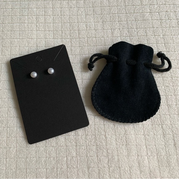 NWOT freshwater pearl earrings - Picture 2 of 9